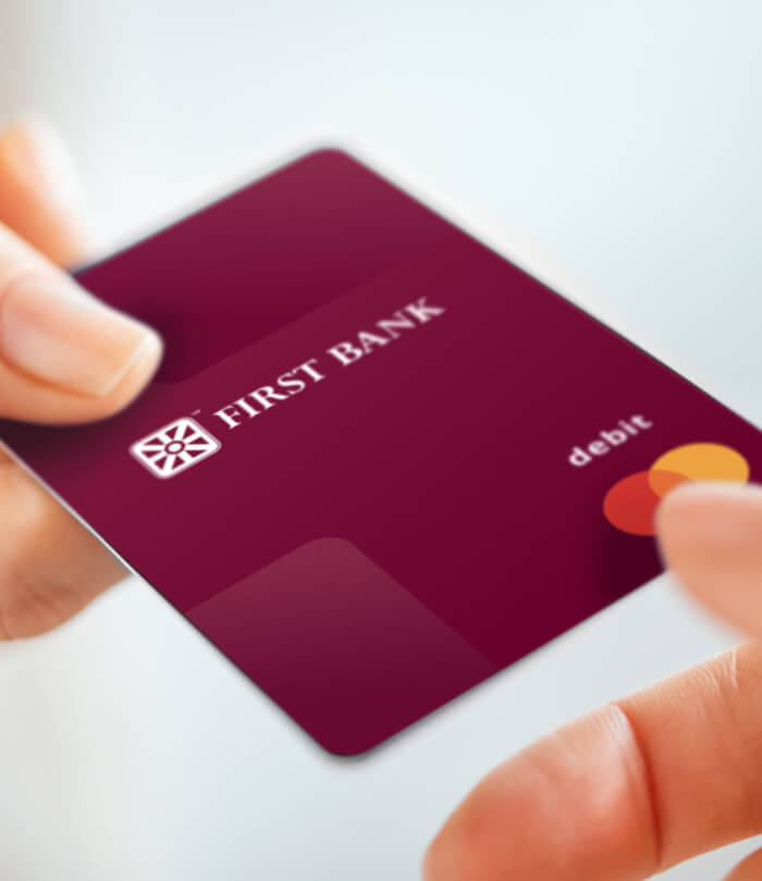 Personal debit card handover